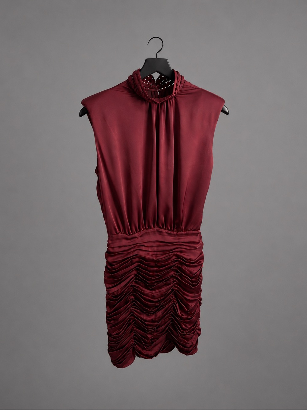NWT Ramy Brook Emersyn Burgundy Dress Size 6 in Color Caber.